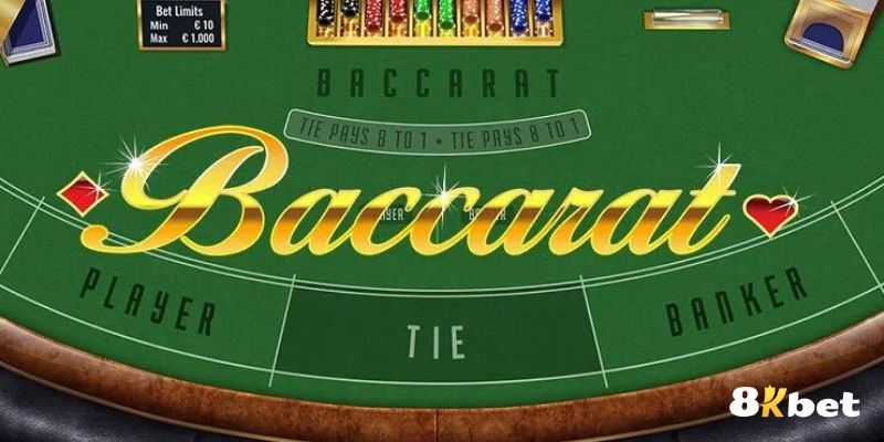 Cách để bạn chơi Baccarat 8kbet là rất đơn giản